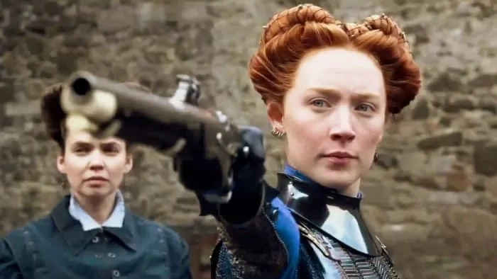 Saoirse Ronan as Mary Stuart.