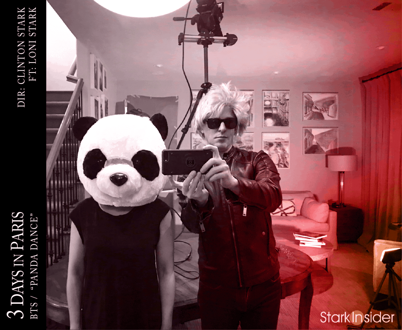 3 Days in Paris BTS Panda Dance: Loni and Clinton Stark 3 Days in Paris BTS Panda Dance: Loni and Clinton Stark