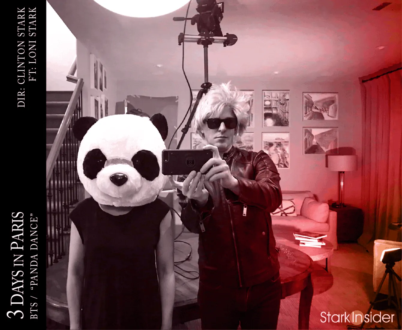 3 Days in Paris BTS Panda Dance: Loni and Clinton Stark