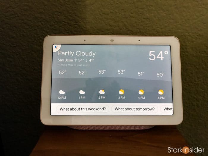 Google Home Hub smart speaker with display: Continued Conversations command