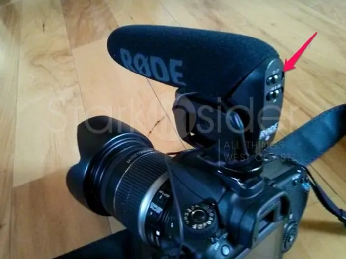 Rode Videomic High Pass filter switch audio quality