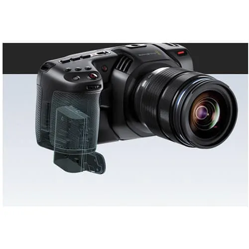 Pocket 4K uses Canon LP-E6 batteries