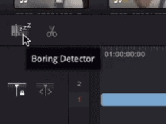 Boring Detector icon - DaVinci Resolve feature