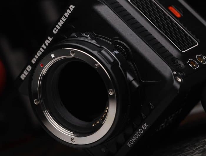 RED 6K Komodo leak photo - preview of Canon R Mount