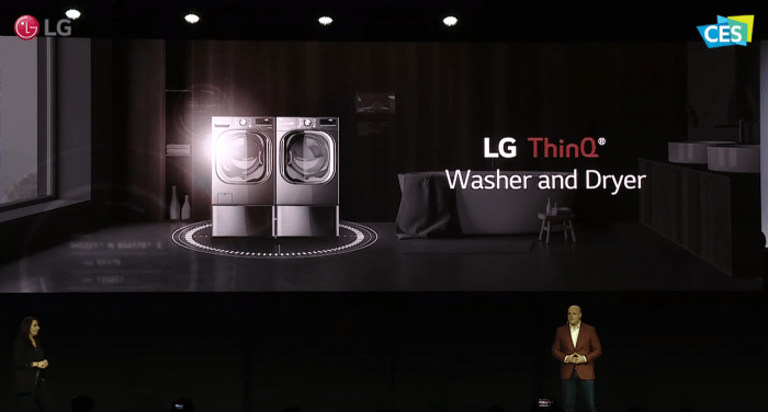 LG ThinQ Washer and Dryer - CES 2020
