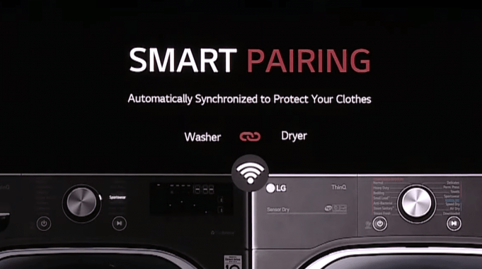 LG ThinQ washer and dryer - Smart Pairing