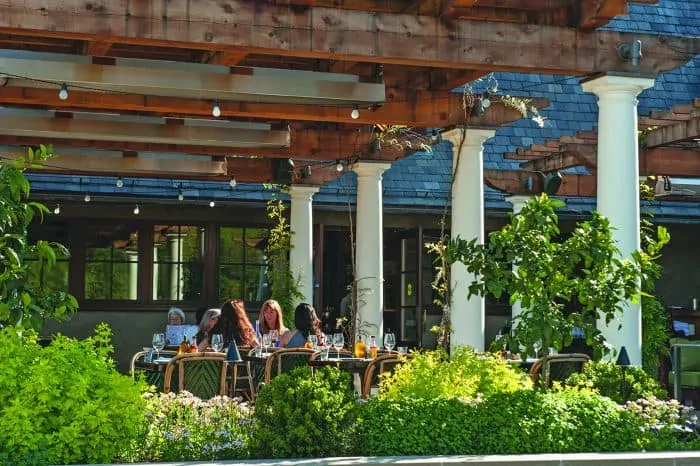 Francis Ford Coppola patio. Photo: Robert Holmes