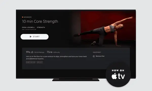 Peloton App now available on Apple TV