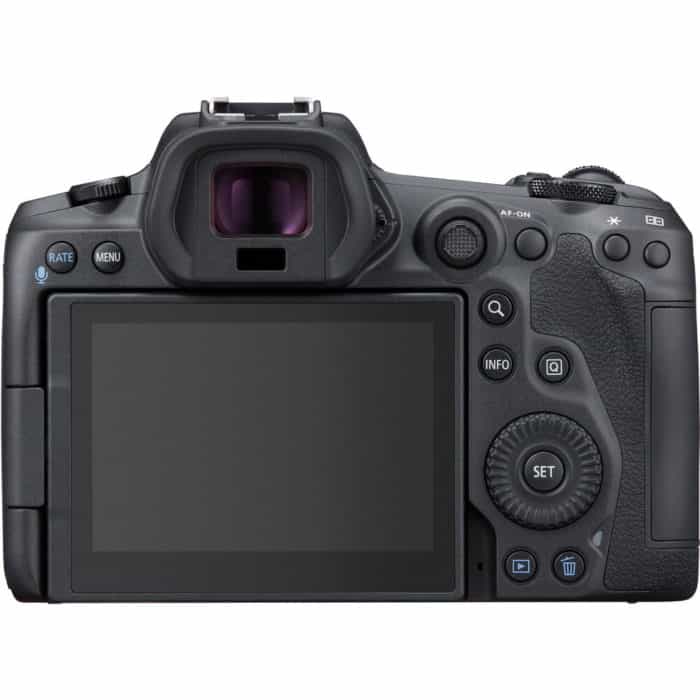 Canon EOS R5 full frame back screen joystick