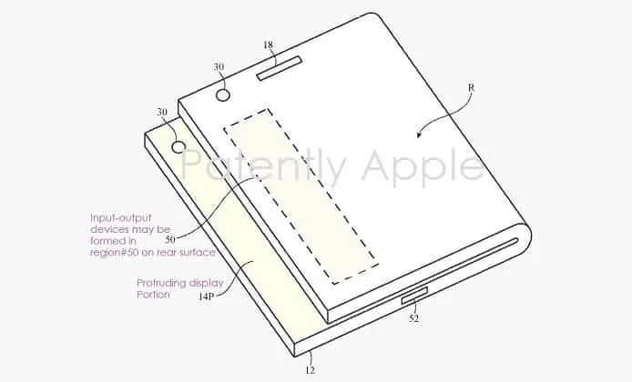 USPTO Foldable Patent for Apple iPhone and iPad design