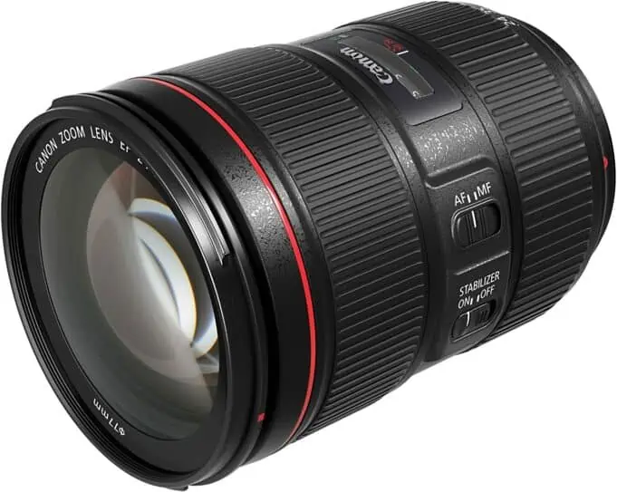 Best Canon Lens for Video - Canon EF 24-105mm f/4 L