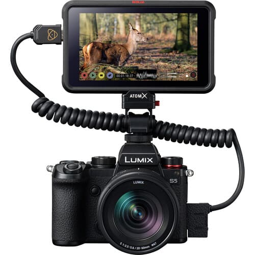 Panasonic S5 with Atomos Ninja recorder