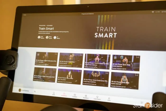 Peloton Train Smart Collection - a curated 2-week Power Zone training plan