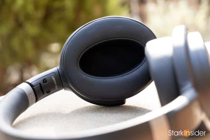 Sennheiser HD 450BT wireless noise cancelling headphones - Closeup