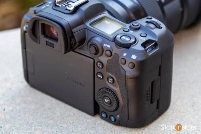 Canon EOS R5 Rear Controls and Dials