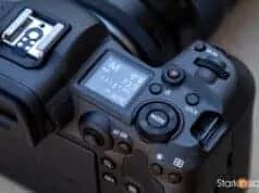 Canon EOS R5 - Top Plate LCD