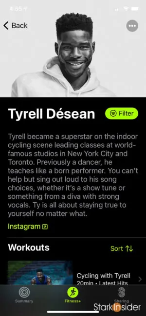 Apple Fitness+ Trainer - Tyrell Désean