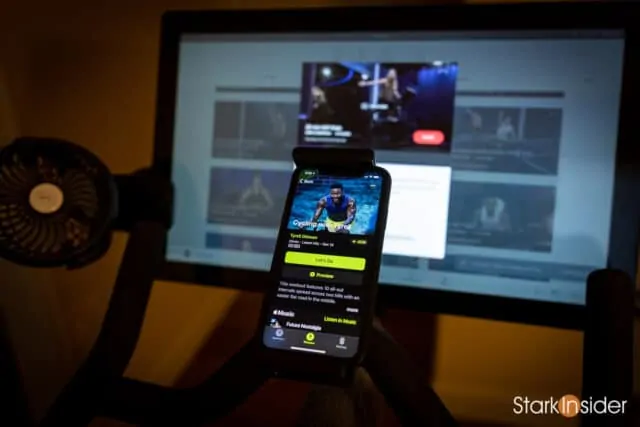 Comparing Apple Fitness+ app to Peloton Bike and app for cycling