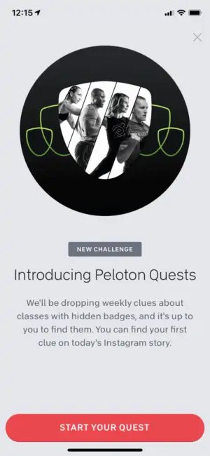 Peloton Quests