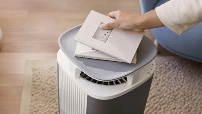 Blueair DustMagnet as a side table