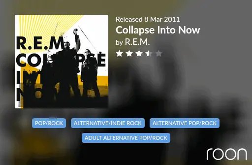 Album Review: R.E.M. - Collapse Into Now