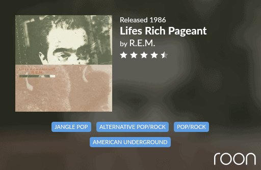 Lifes Rich Pageant Allmusic Review 1986 REM revisited