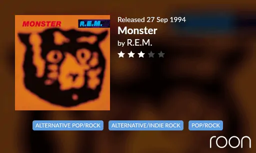 Monster Allmusic Review 1994 REM revisited