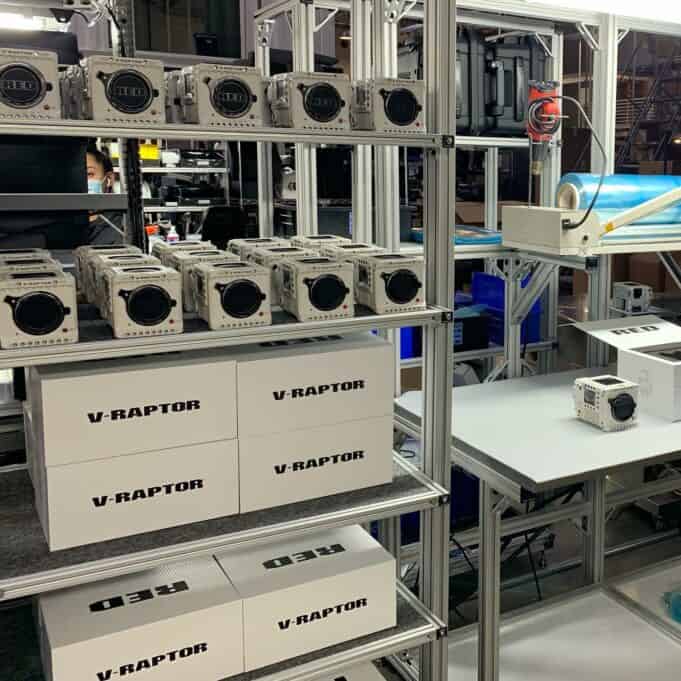 RED V-Raptor ready to ship