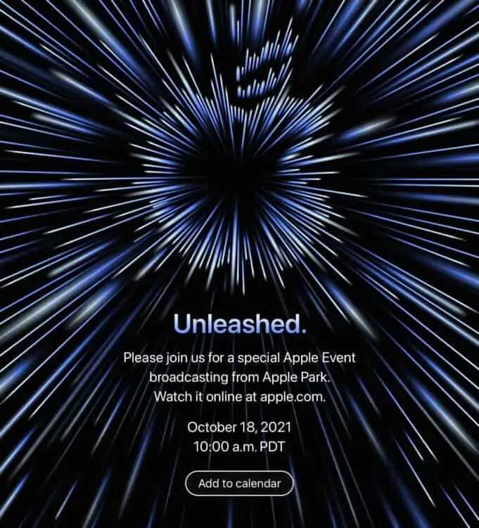 Unleashed. New Apple MacBook event from Apple Park.
