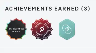 Peloton Artist Series Badge - Screenshot - Stark Insider