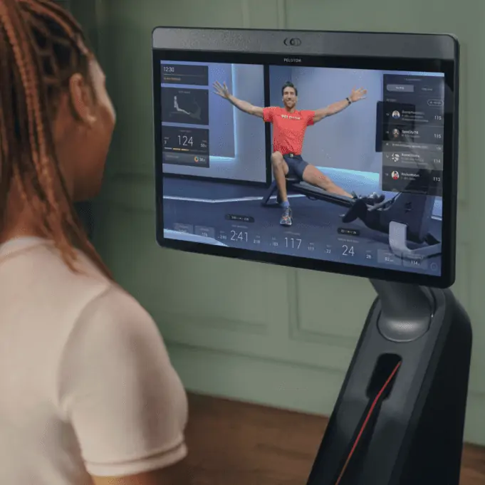 Peloton Row - touchscreen and streaming classes