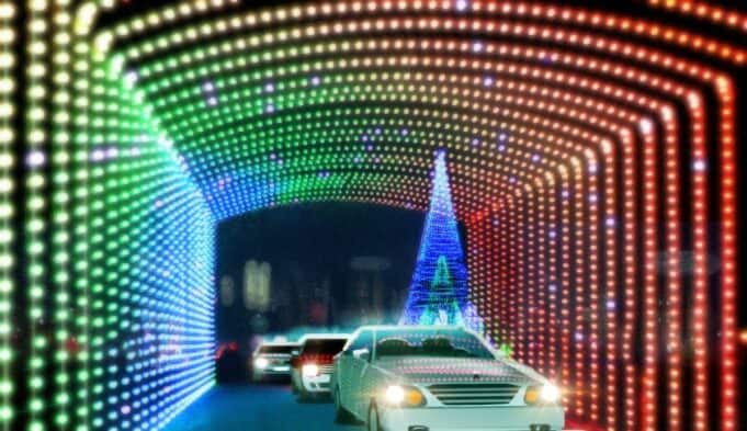 Holiday Drive Through - San Jose light show