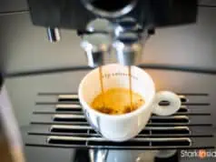 Evaluating the quality of espresso on a Jura Z10 espresso machine.