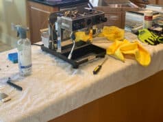 How To: Service and clean an aging semi-automatic espresso machine Pasquini Livia 90 - Replacing gasket, performing maintenance