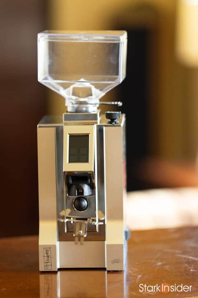 Eureka Mignon Specialita test, review, first impressions - Front view