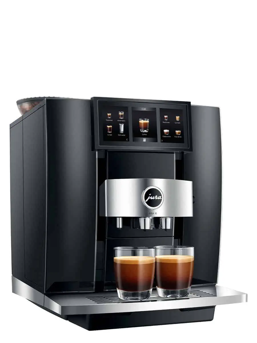 Jura GIGA 10 is a premium model with dual hopper cold brew