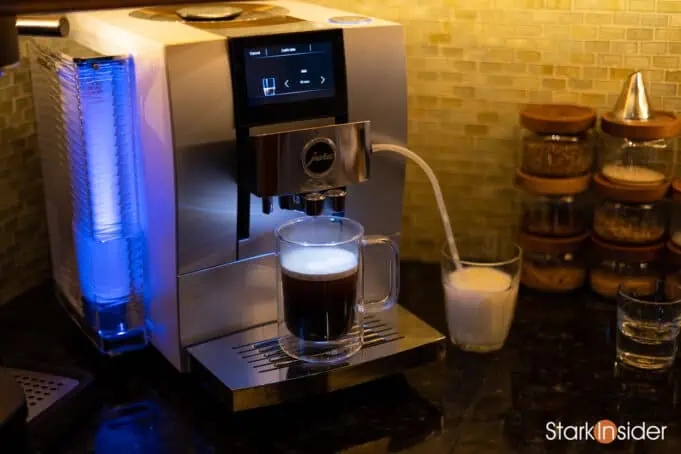 Jura Z10 Full Review - Brewing a Café Latte on the Jura Z10