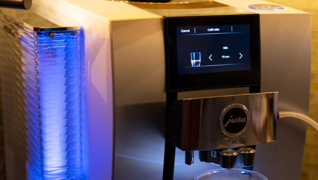 Jura Z10 Review - Drink parameter adjustments Jura Z10 Review - Drink parameter adjustments