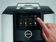 Jura Sale - Touchscreen display on the Jura S8 automatic espresso machine
