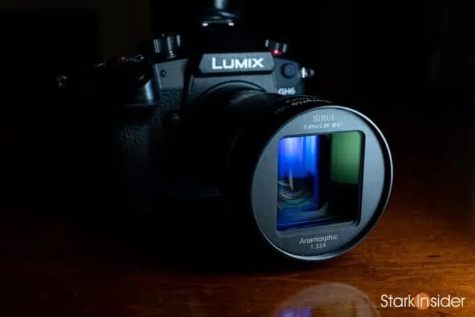 Panasonic GH6 with anamorphic lens