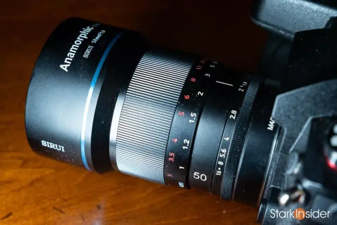 SIRUI 50mm f1.8 Anamorphic Lens - Test and first impressions on Panasonic GH6
