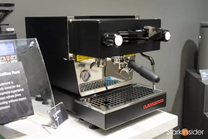 La Marzocco Linea Mini espresso machine in black