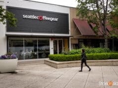 The Seattle Coffee Gear experience at Stanford Shopping Center Seattle Coffee Gear Store at Stanford Shopping Center exterior view