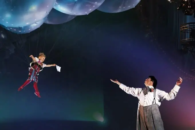 Corteo Cirque du Soleil acrobatics music show
