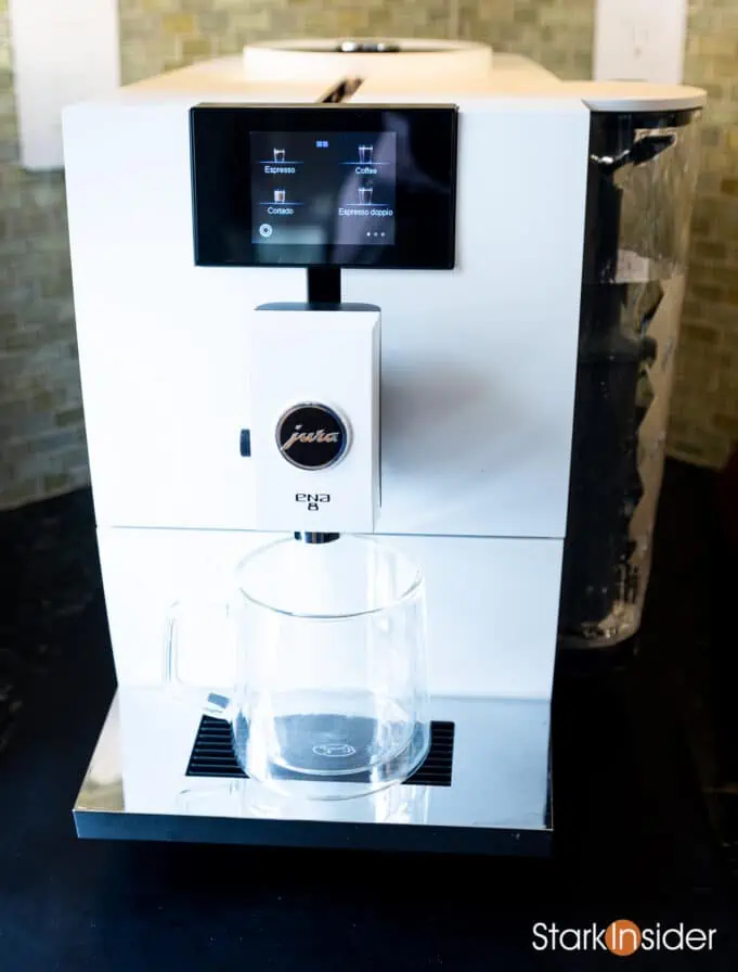 Jura ENA 8 super-automatic espresso machine first look review - Nordic White