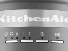 KitchenAid Semi-Automatic Espresso Machine - Front Control Panel - Close-up view