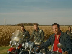 Boyd Holbrook, Austin Butler and Tom Hardy in 'The Bikeriders' Photo credit: Mike Faist/Focus Features