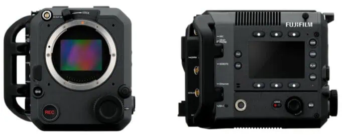 Fujifilm GFX Eterna features camera body buttons