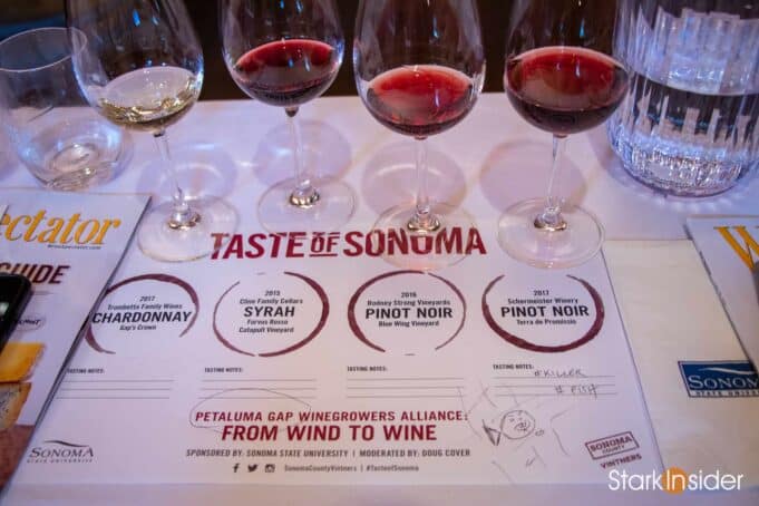 Taste of Sonoma wine tasting - Petaluma Gap alliance