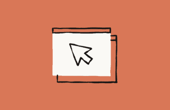 Illustration of a browser window with a large cursor icon, symbolizing Anthropic’s Claude chatbot extension for Chrome.
